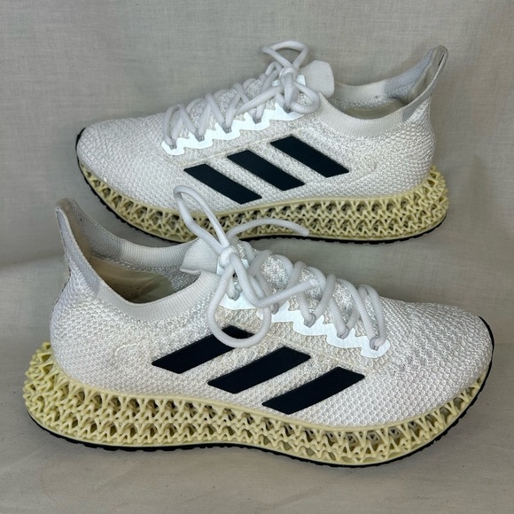 adidas Other - Adidas 4D Run 1.0 White/Black Men’s 7.5 — 3D‑printed lattice midsole RARE